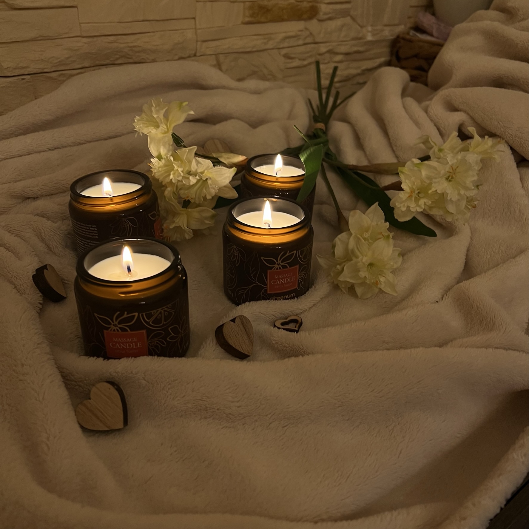 Candle masáž